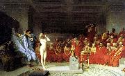 Jean-Leon Gerome Phryne before the Areopagus, oil painting artist